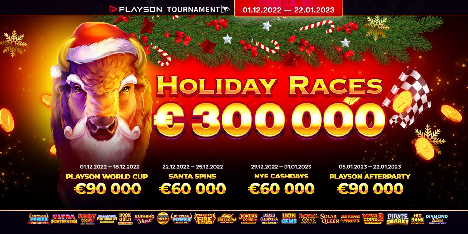 Torneo Playson Holiday Races